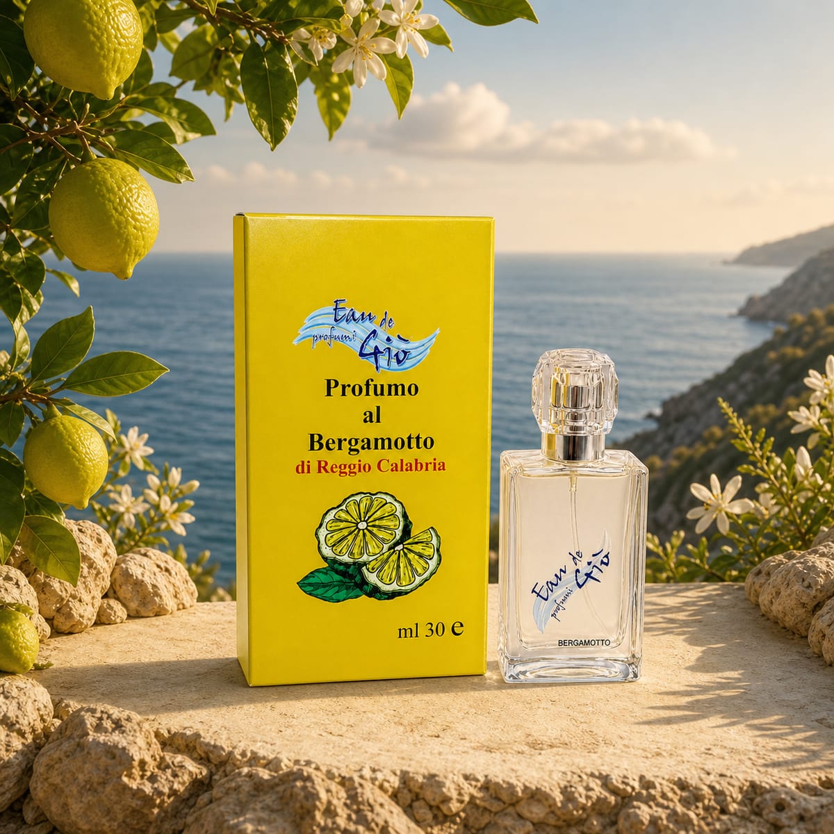 Profumo al Bergamotto di Reggio Calabria con astuccio