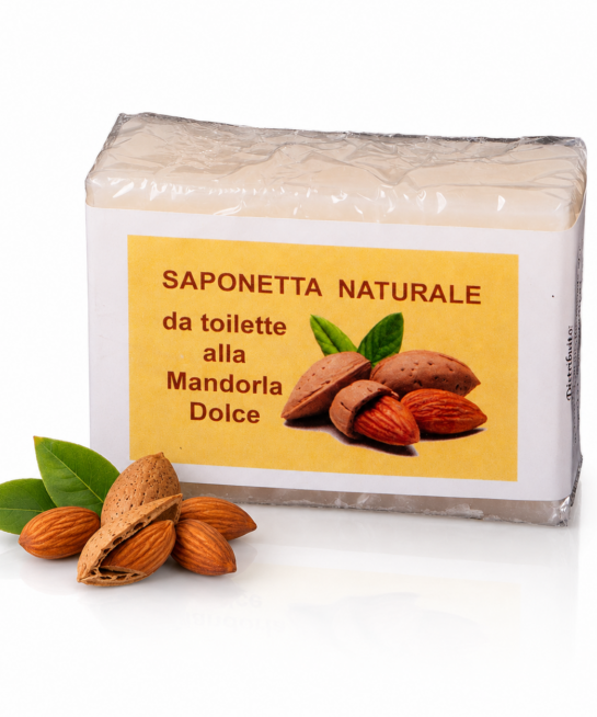 Saponetta Mandorla Dolce – puro olio di cocco, lavorata a freddo